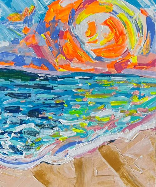 Closer to the Sun
22″ x 28″
Acrylic on Canvas
$400